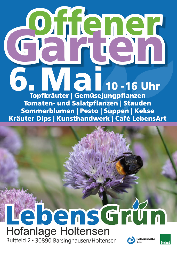 Gartenfest-Flyer